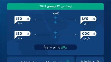 محليات السعودية: “الطيران المدني” تُعلن التصريح ببدء تشغيل الخطوط الجوية الفرنسية Transavia France برحلات منتظمة بين المملكة وفرنسا