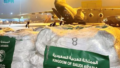 محليات السعودية: مغادرة الطائرة الإغاثية السعودية الثامنة التي يسيّرها مركز الملك سلمان للإغاثة لمساعدة الشعب السوري الشقيق